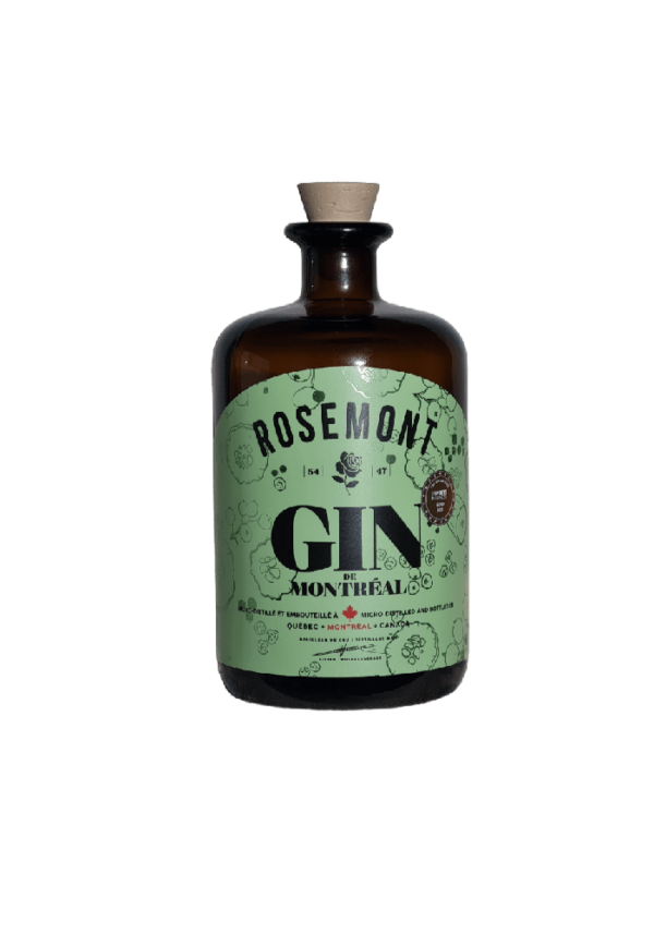 Bouteille de Gin de Montréal Rosemont