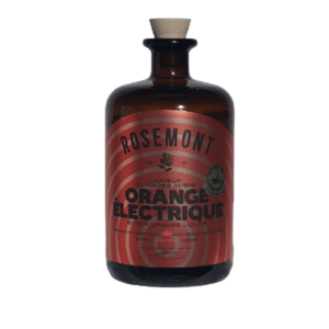 Bouteille d'orange électrique (liqueur d'orange amer) Rosemont