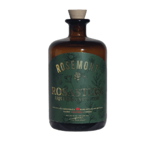 Bouteille de rosastère (liqueur de plantes) Rosemont