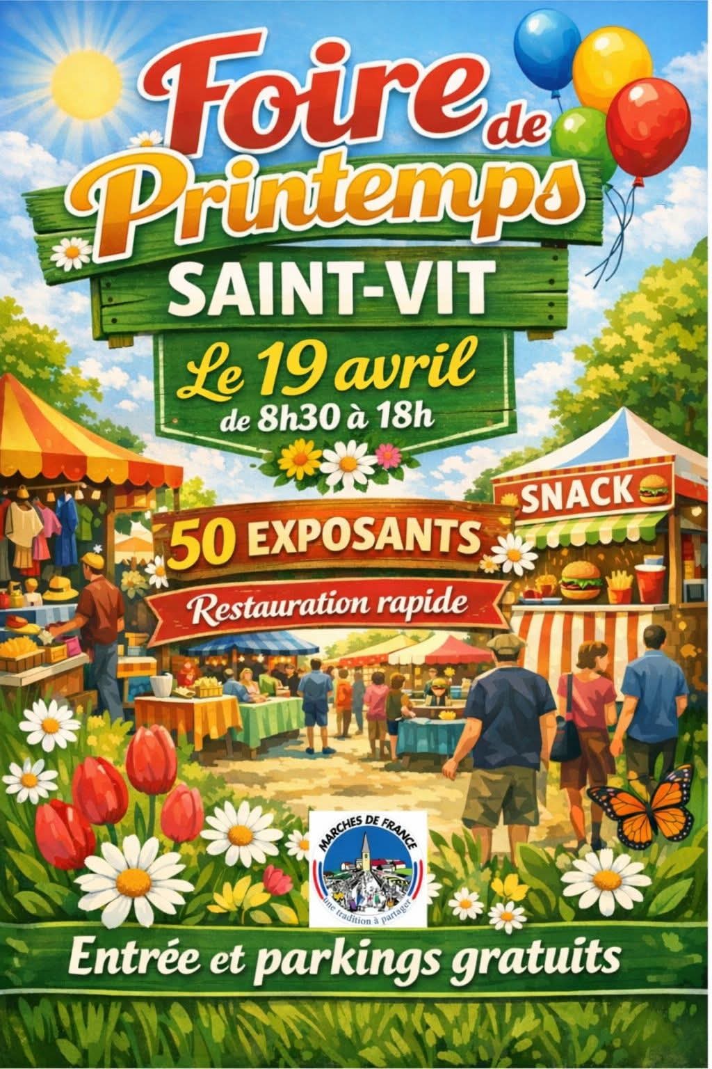 Foire de printemps Saint Vit