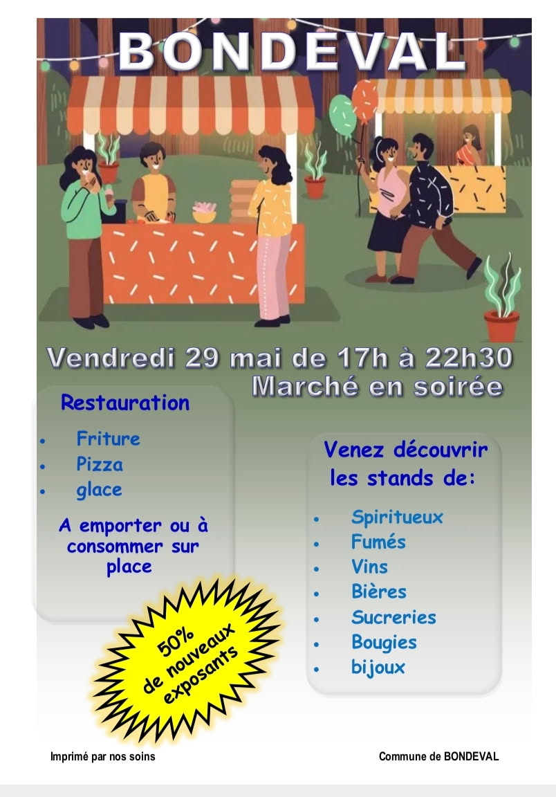 Marché du soir Bondeval Rosemont