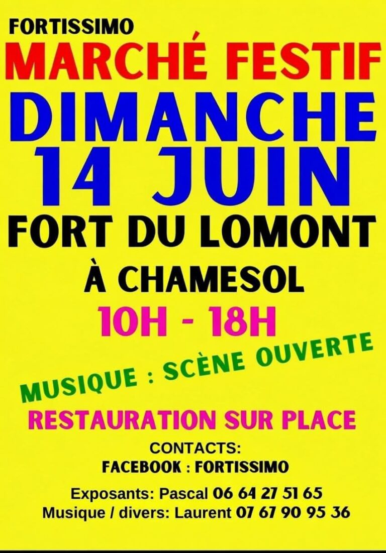 Fortissimo - Fort du Lomont à Chamesol